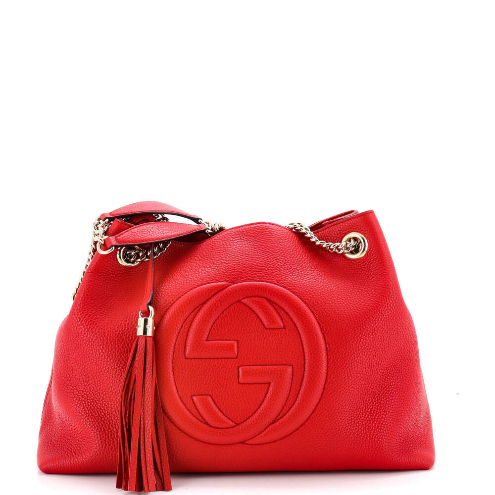 Gucci Medium Soho Chain Strap Shoulder Bag Leather